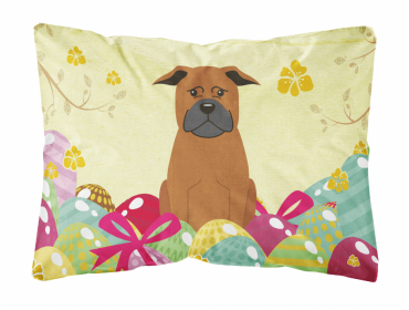 Chinese Chongqing Dog 1 Easter Eggs Decorative Pillow