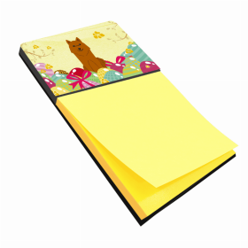 Karelian Bear Dog Easter Eggs Sticky Note Holder