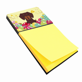 Dachshund - Chocolate - Easter Eggs Sticky Note Holder