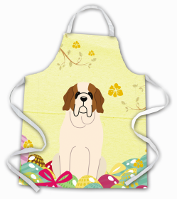 Saint Bernard Easter Eggs Apron
