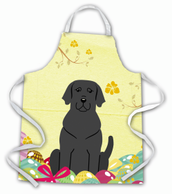 Labrador Retriever - Black - Easter Eggs Apron
