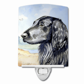 Flat Coated Retriever Ceramic Nightlight