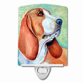 Basset Hound Ceramic Nightlight