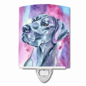 Great Dane - Blue - Mood Ceramic Nightlight