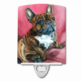 French Bulldog Snuggle Ceramic Nightlight
