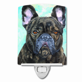 French Bulldog Lookin at You Ceramic Nightlight