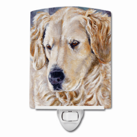 Golden Retriever Contemption Ceramic Nightlight