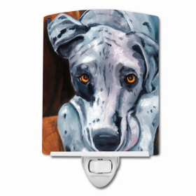 Great Dane - Waiting Patiently Ceramic Nightlight