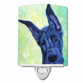 Great Dane - Midnight Puppy Ceramic Nightlight