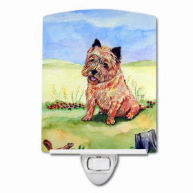 Cairn Terrier and the Chipmunk Ceramic Nightlight