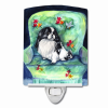 Japanese Chin "in Momma's Chair" Ceramic Nightlight