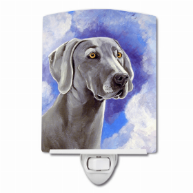 Weimaraner Azure Skies Ceramic Nightlight
