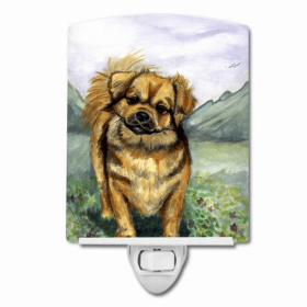 Tibetan Spaniel Ceramic Nightlight