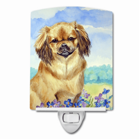 Tibetan Spaniel #2 Ceramic Nightlight