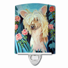 Chinese Crested #2 Ceramic Nightlight