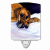 Great Dane - Natural Eared - Fawn - "Momma and Puppy" Ceramic Nightlight