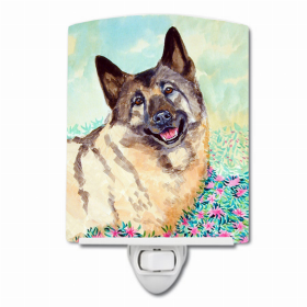Norwegian Terrier Ceramic Nightlight