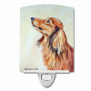 Dachshund - Longhair - Red - Ceramic Nightlight