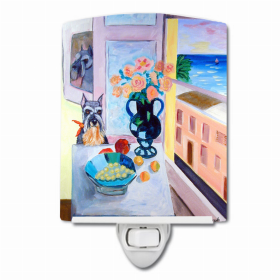 Schnauzer Ceramic Nightlight