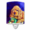 Cocker Spaniel "with Frog" Ceramic Nightlight