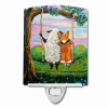 Corgi "with Sheep Love Grows" Ceramic Nightlight