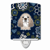 Cocker Spaniel Blue Flowers Ceramic Nightlight