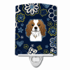 Cavalier King Charles Spaniel Blue Flowers Ceramic Nightlight