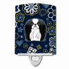 Japanese Chin Blue Flowers Ceramic Nightlight