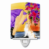 Chihuahua "with Lady" Ceramic Nightlight