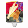 Yorkshire Terrier "with Lady" Ceramic Nightlight