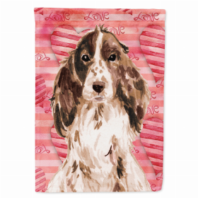 Cocker Spaniel - Brown-Parti - Love Themed House Flag