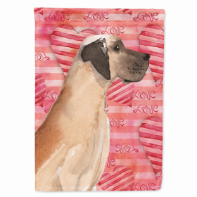 Great Dane Love Themed House Flag