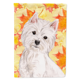 West Highland White Terrier Fall House Flag