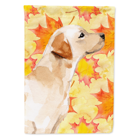 Labrador Retriever - Yellow #2 - Fall House Flag