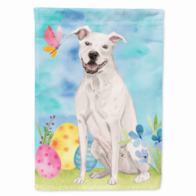 Staffordshire Bull Terrier - White - Easter House Flag