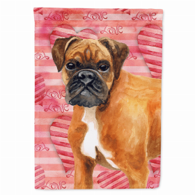 Boxer Love Themed House Flag