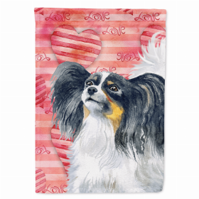 Papillon 1 Love Themed House Flag