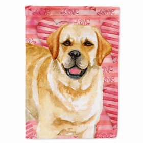 Golden Retriever Love Themed House Flag