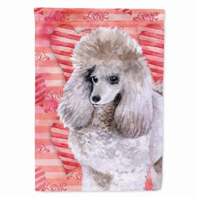 Poodle Love Themed House Flag