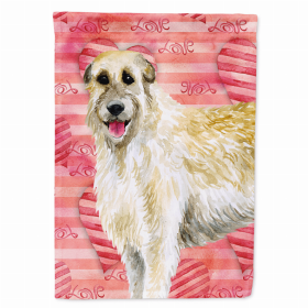 Irish Wolfhound Love Themed House Flag