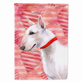 Bull Terrier Love Themed House Flag
