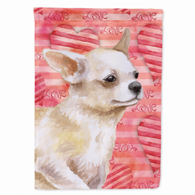 Chihuahua Leg Up Love Themed House Flag