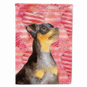 Min Pin #2 Love Themed House Flag