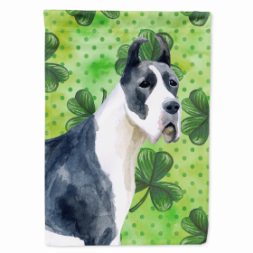 Great Dane 1 St. Patrick's Shamrock House Flag