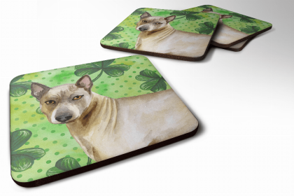 Thai Ridgeback St Patrick's Design Foam Coaster