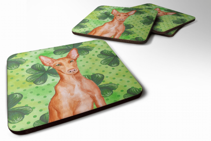 Pharaoh Hound St Patrick's Design Foam Coaster