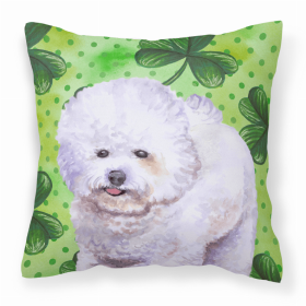 Bichon Frise St Patrick's Decorative Pillow