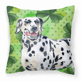 Dalmatian St Patrick's Decorative Pillow