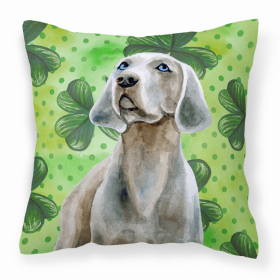 Weimaraner St Patrick's Decorative Pillow