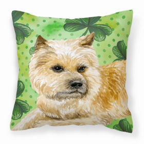 Cairn Terrier St Patrick's Decorative Pillow